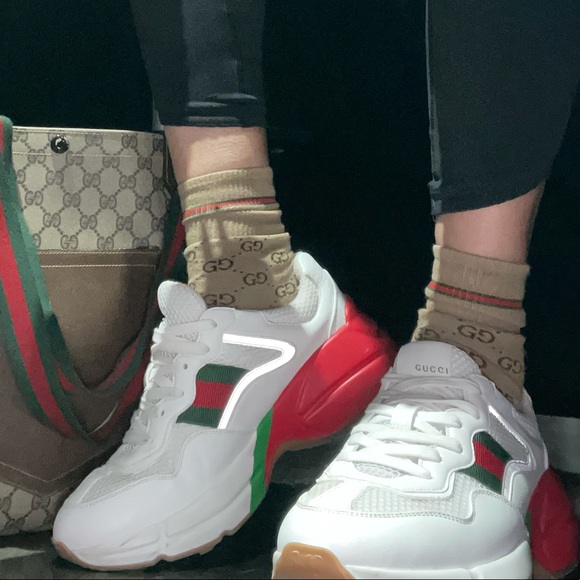 Women's Gucci Rython sneakers 👟 size 8.5 no box - Picture 4 of 4